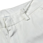 Dondup Bermuda Tinta Unita con Girovita Regolabile per Bambino DMBE014 BIANCO DONDUP 