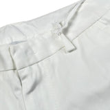 Dondup Bermuda Tinta Unita con Girovita Regolabile per Bambino DMBE014 BIANCO DONDUP 