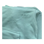 Saint Barth Felpa Tinta Unita con Cappuccio per Bambino 00645LL VERDE ACQUA SAINT BARTH 