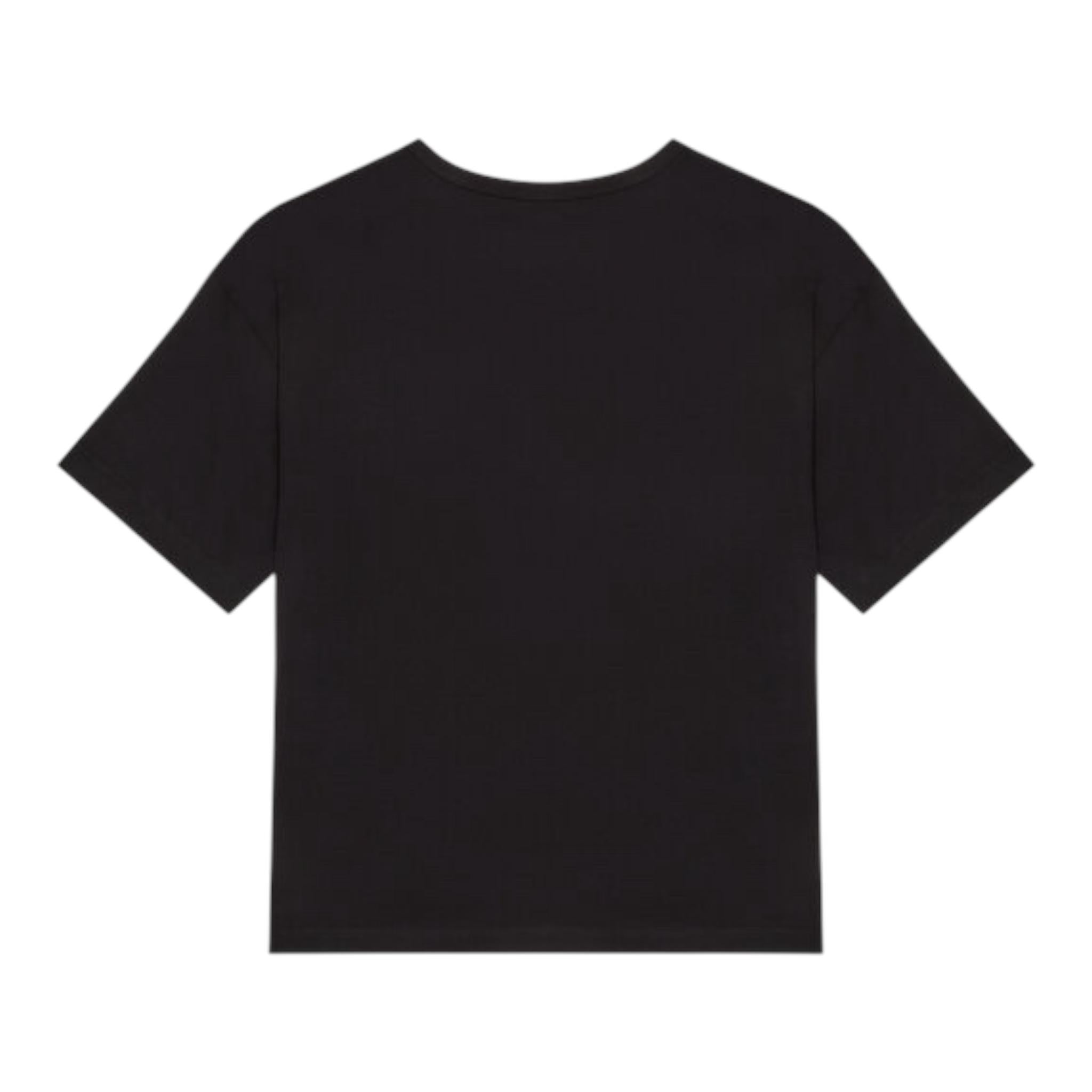 Calvin Klein T-Shirt Girocollo Tinta Unita con Logo per Bambina IG0IG02806 NERO CALVIN KLEIN 