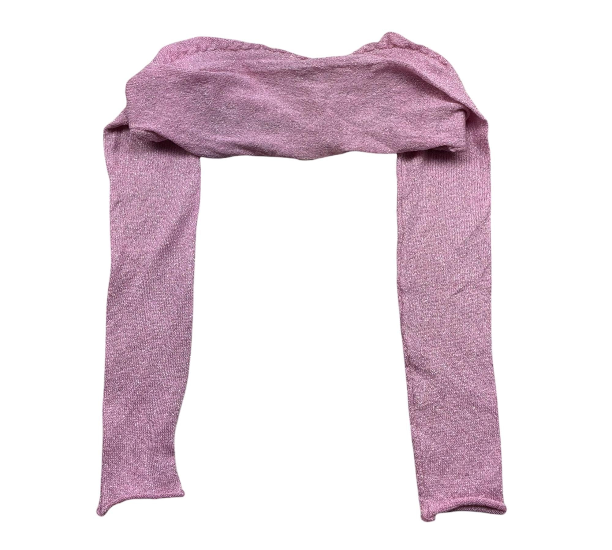 Monnalisa Coprispalle Tinta Unita Glitteraro per Bambina 771801 ROSA MONNALISA 