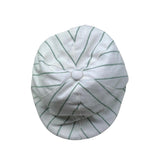 Le Bebe' Cappello Modello Coppola Tinta Unita con Fantasia per Neonato LBB5407 BIANCO LE BEBE' 