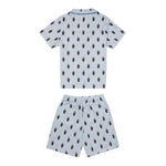 Ralph Lauren Completo 2 Pezzi Pigiama T-Shirt-Bermuda  per Bambino 9P0115 AZZURRO RALPH LAUREN 