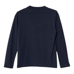 EMPORIO ARMANI shirt girocollo tinta unita con stampa Blu per Bambino 6D4DJ44 BLU EMPORIO ARMANI 