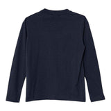 EMPORIO ARMANI shirt girocollo tinta unita con stampa Blu per Bambino 6D4DJ44 BLU EMPORIO ARMANI 