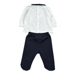 Lalalu' Completo 2 Pezzi Shirt-Ghettina per Neonato CPL6P BIANCO LALALU' 