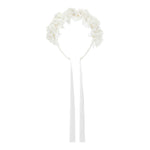 Monnalisa Cerchietto Tinta Unita con Applicazioni per Bambina CERMN BIANCO MONNALISA 