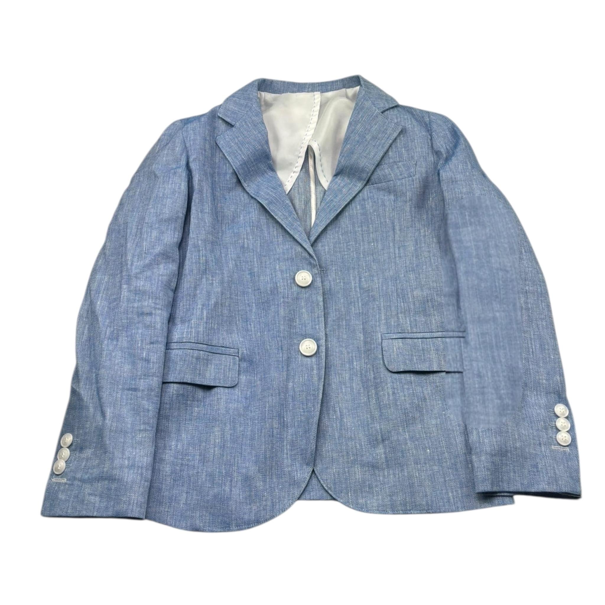 Manuel & Frank Giacca Tinta Unita con Bottoni per Bambino MF6261R AZZURRO MANUEL & FRANK 