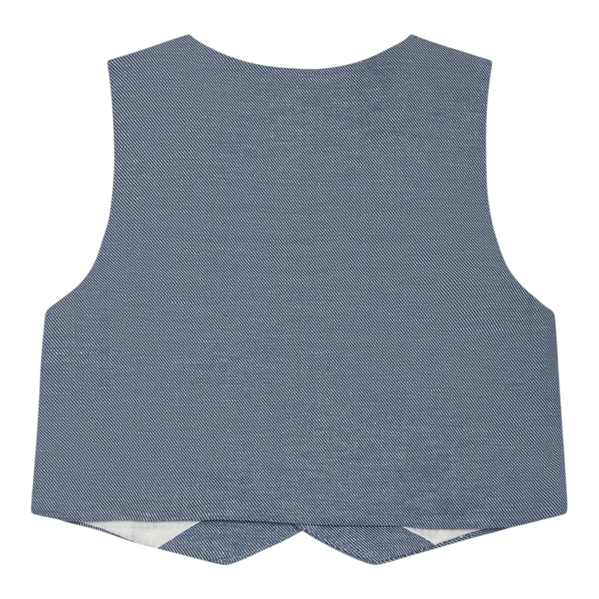 Mayoral Gilet tinta unita Blu per Bambino 1303JX BLU MAYORAL 