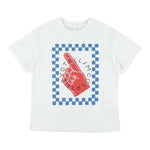 Stella Mccartney T-Shirt Girocollo Tinta Unita con Stampa per Bambino TW8R71 BIANCO STELLA McCARTNEY 
