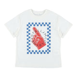 Stella Mccartney T-Shirt Girocollo Tinta Unita con Stampa per Bambino TW8R71 BIANCO STELLA McCARTNEY 