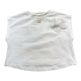 Twinset Completo Top-Short Tinta Unita Traforato per Bambina 251GJ2QR7 BIANCO TWINSET 