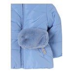LIU JO giubbino tinta unita con cintura Azzurro per Neonata KF4004T3965N AZZURRO LIU JO 