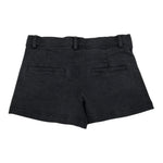 John Richmond Short In Denim Tinta Unita con Stampa per Bambina RGP26122SH NERO JOHN RICHMOND 