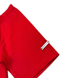 Monnalisa Leggins Modello Ciclista Tinta Unita per Bambina 17E400 ROSSO MONNALISA 