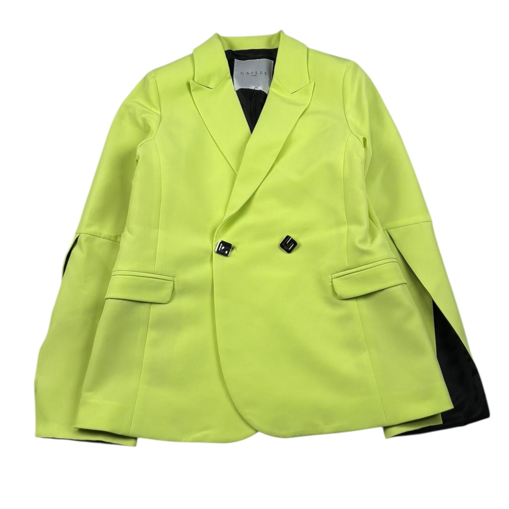 Gaelle Giacca Tinta Unita Doppiopetto per Bambina 2745J00087 VERDE GAELLE 