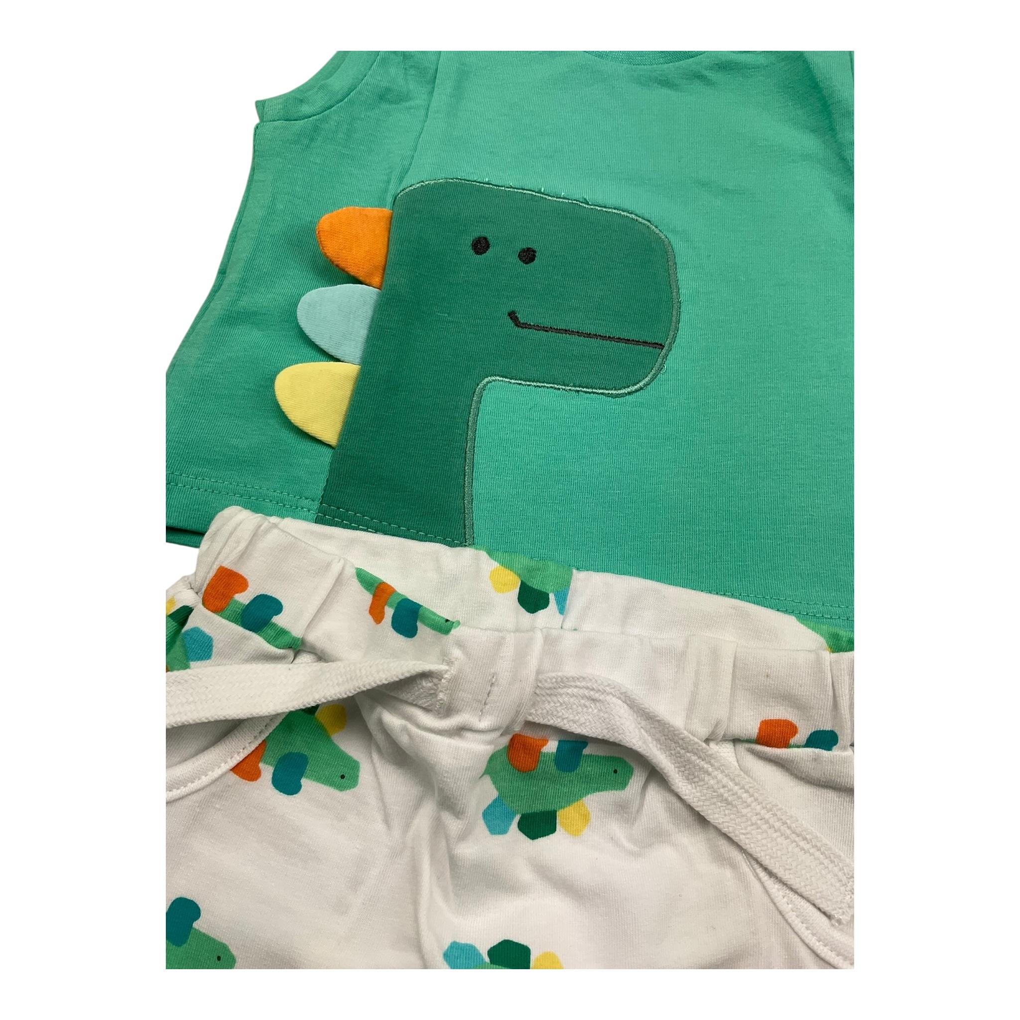 Mayoral Completo 2 Pezzi Canotte-Bermuda per Neonato 1625 VERDE MAYORAL 