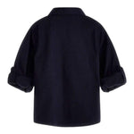 Guess Camicia Tinta Unita con Logo per Neonato N3YH04WE5W0 BLU GUESS 
