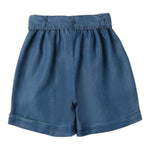 I Do Short Tinta Unita In Denim per Bambina 4B852 BLU I DO 