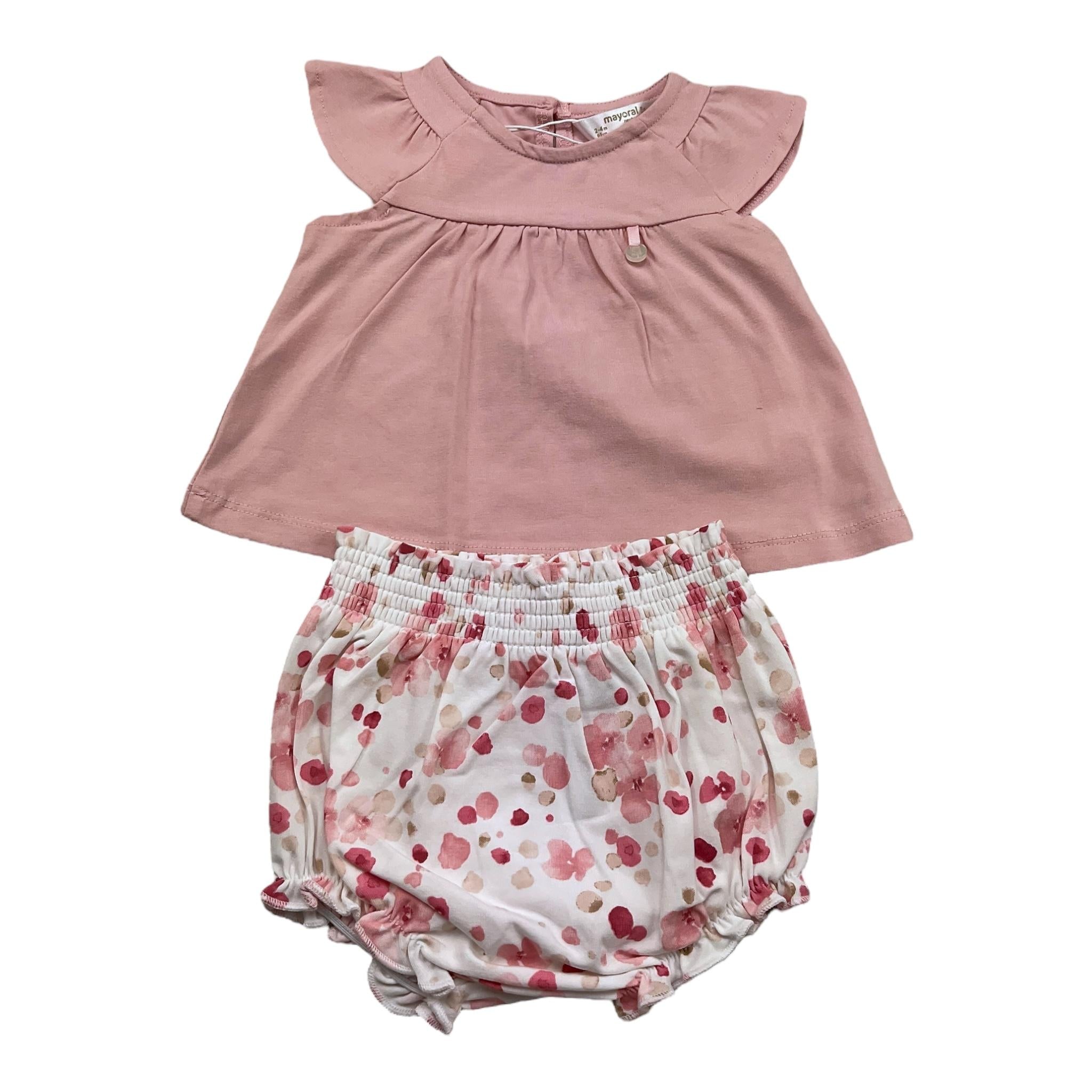 Mayoral Completo 2 Pezzi Canotte-Culotte per Neonata CMPL ROSA MAYORAL 