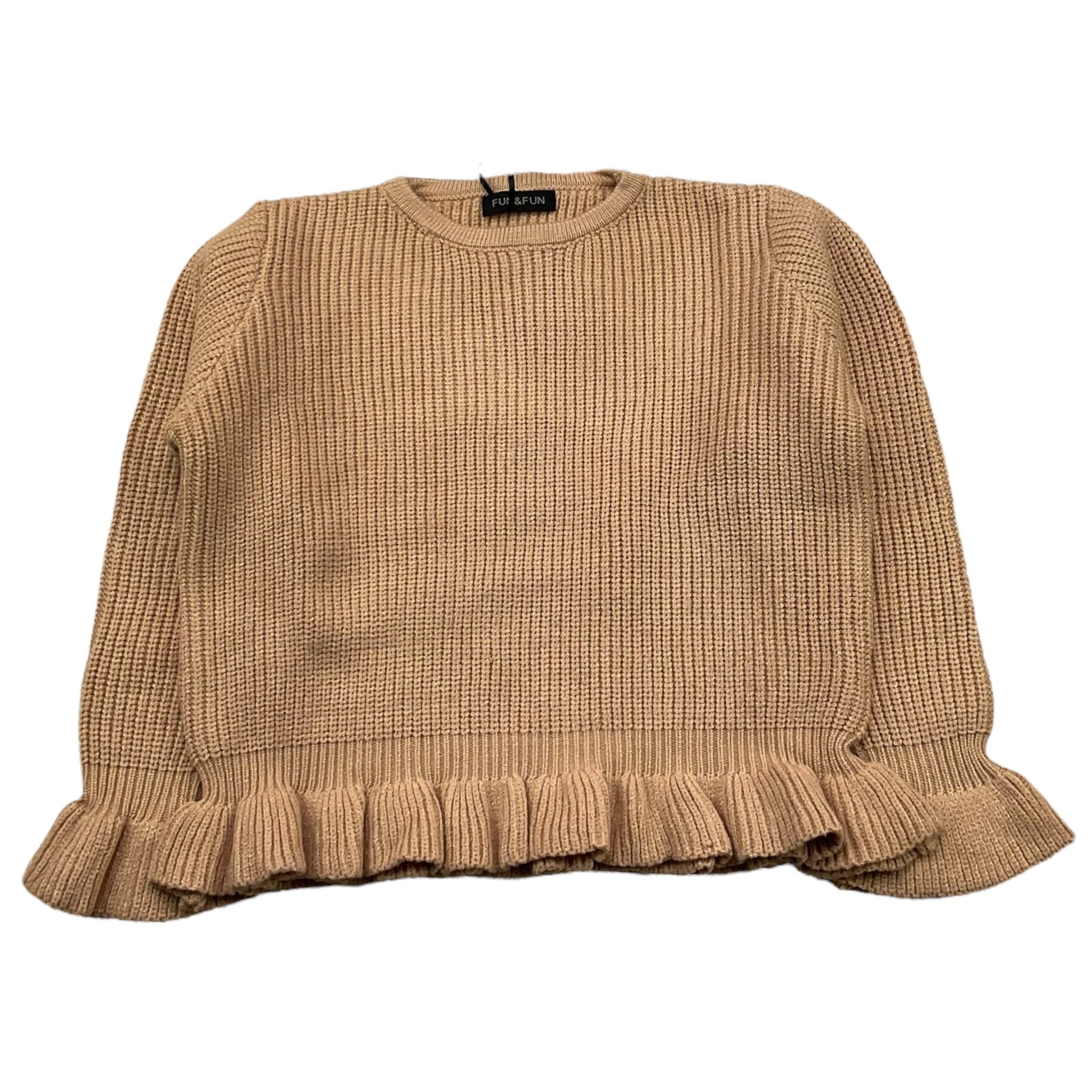 FUN & FUN maglia girocollo tinta unita  Beige per Neonata FBSW00148N BEIGE FUN & FUN 