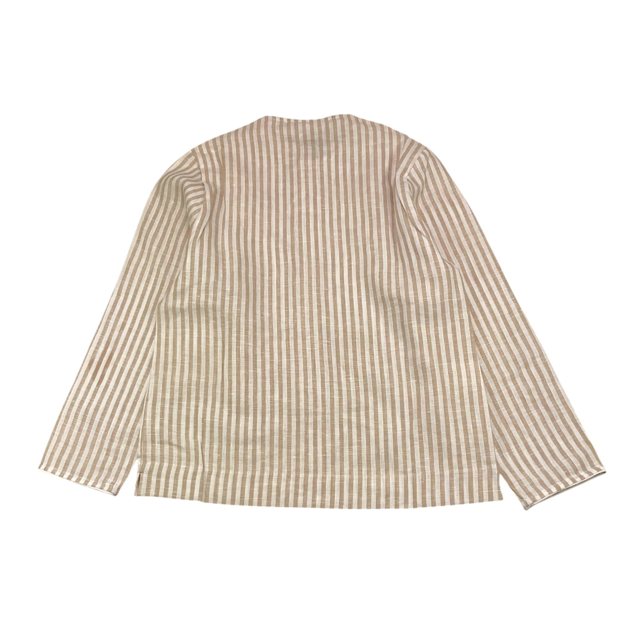 La Stupenderia Camicia Tinta Unita Manica Lunga Fantasia A Righe per Bambino TJCM733 BIANCO LA STUPENDERIA 