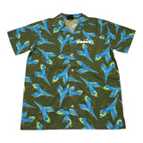 Diadora Completo Camicia Mezza Manica-Bermuda Verde Per Bambino