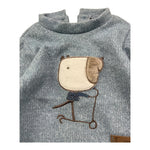 CALAMARO completo 2pz bicolore maglia-coulotte Azzurro per Neonato 11021 AZZURRO CALAMARO 