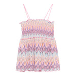 Saint Barth Top Bretelline Stampa Fantasia Traforato per Bambina RACHELT ROSA SAINT BARTH 