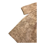 cappotto tinta unita con ricami ZW2A10 BEIGE CAFFE' D'ORZO 