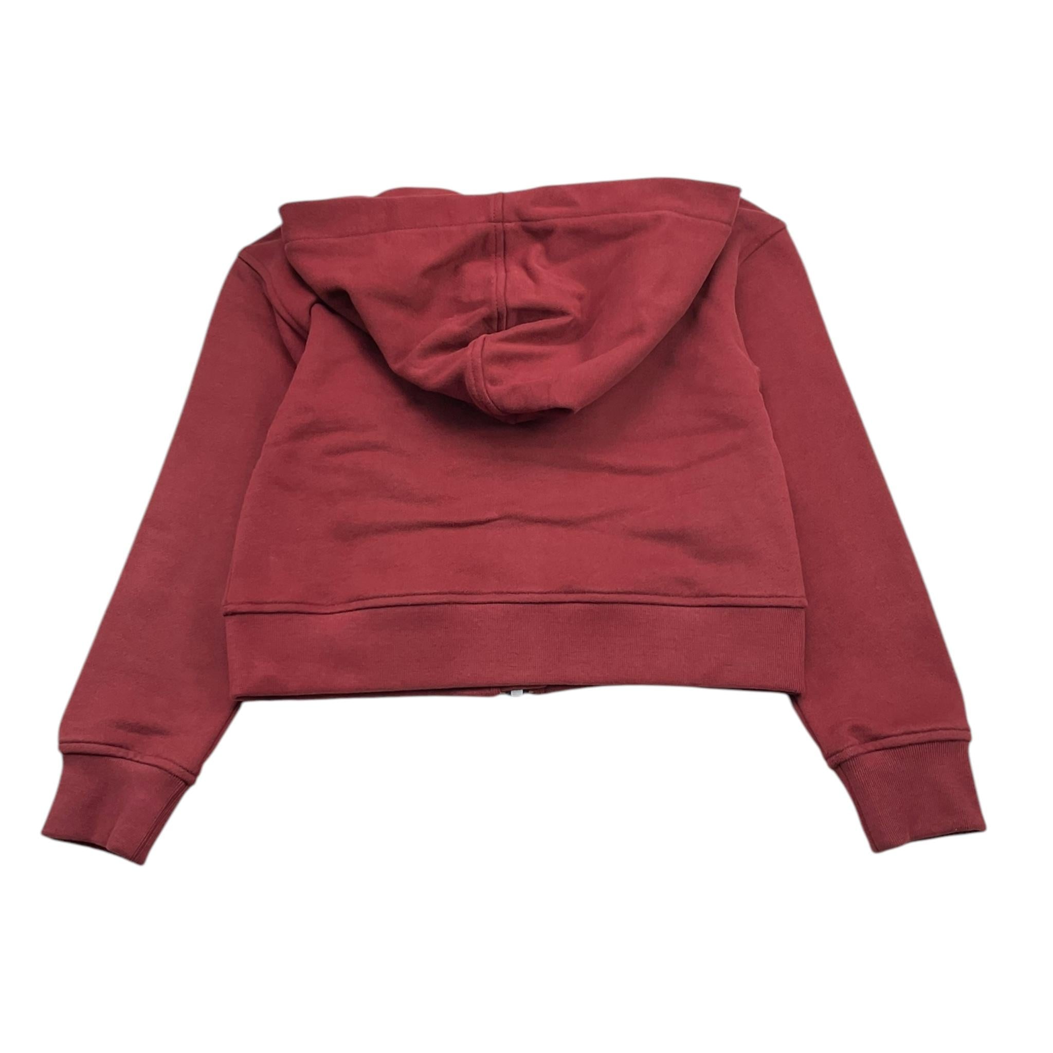 K-WAY felpa tinta unita con zip e cappuccio Bordeaux per Bambino K41416W BORDEAUX K-WAY 