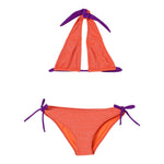 Saint Barth Costume 2 Pezzi Fascia-Mutandina per Bambina ARYANNAX ARANCIONE SAINT BARTH 