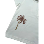 M+E' T-Shirt Girocollo Tinta Unita con Taschino per Bambino UEM0486 PANNA M+E' 