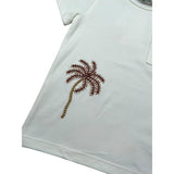 M+E' T-Shirt Girocollo Tinta Unita con Taschino per Bambino UEM0486 PANNA M+E' 