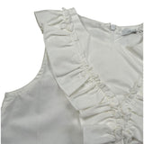 M+E' Camicia Giromanica tinta unita Bianco per Bambina UE0895 BIANCO M+E' 