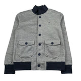 Manila Grace Giubbino Tinta Unitain Piquet per Bambino J3828 BLU MANILA GRACE 