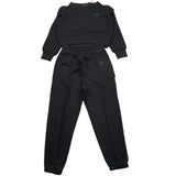 FUN & FUN completo 2pz felpa-pantalone tinta unita Nero per Bambina FBCM00006 NERO FUN & FUN 