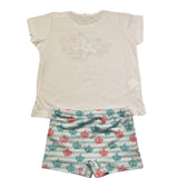 Calamaro Completo 2 Pezzi T-Shirt-Costume per Neonato 23030 BIANCO CALAMARO 