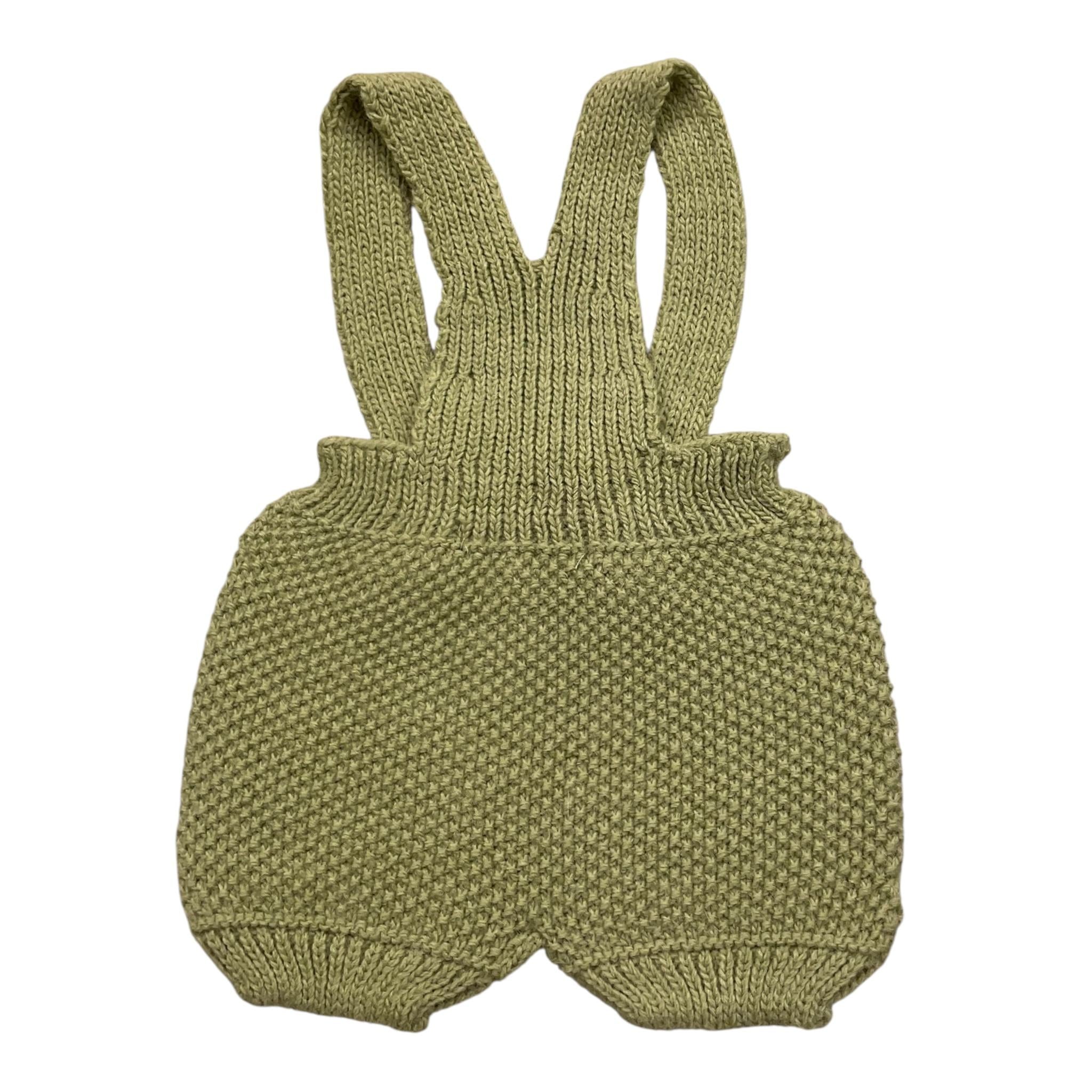 BABIDU salopette tinta unita con bottoni Verde per Neonata 30683 VERDE BABIDU 