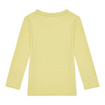 GUESS shirt girocollo tinta unita con stampa in contrasto Giallo per Bambino N4BI18I3Z14 GIALLO GUESS 