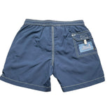 Best Company Costume Modello Bermuda Tinta Unita Con Stampa Blu Per Bambino
