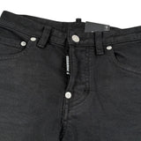 Dsquared2 Jeans Tinta Unita con 5 Tasche per Bambino DQ2060 NERO DSQUARED2 