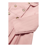 Mayoral Trench Tinta Unita Doppiopetto per Neonata 1413 ROSA MAYORAL 