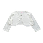 Isabel Coprispalle Tinta Unita con Trasparenze per Bambina ALE4435 BIANCO ISABEL 