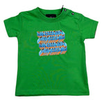 John Richmond T-Shirt Girocollo Tinta Unita con Stampa per Neonato RIP26111TS VERDE JOHN RICHMOND 