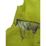 Fun & Fun Abito Giacca Tinta Unita con Scollo Posteriore per Bambina FNCJJK16387 VERDE FUN & FUN 