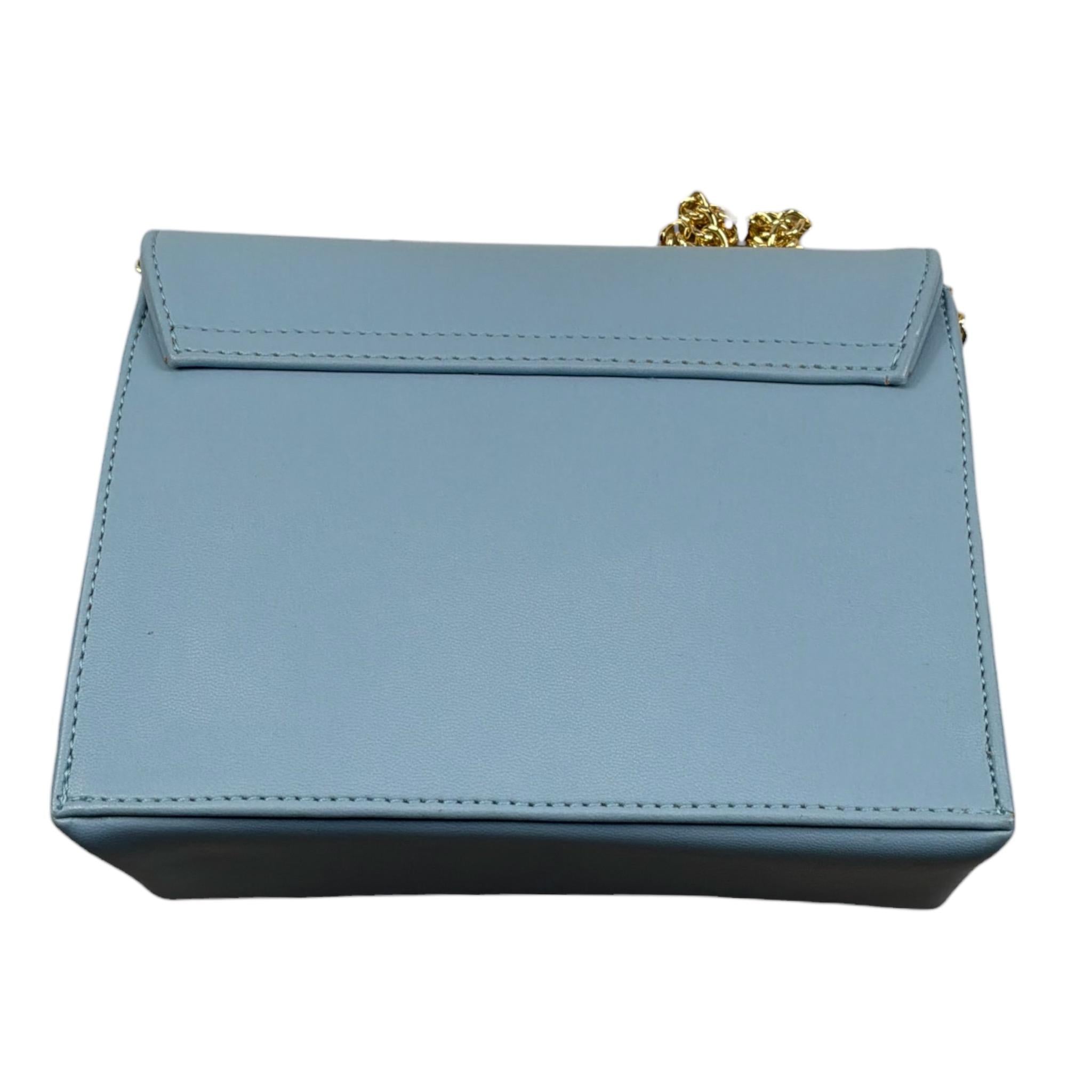 Vicolo Borsa Tinta Unita con Logo E Tracolla per Bambina BRSV AZZURRO VICOLO 