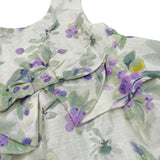 Abel & Lula Abito Tinta Unita con Fantasia per Bambina 5018J VERDE ABEL & LULA 