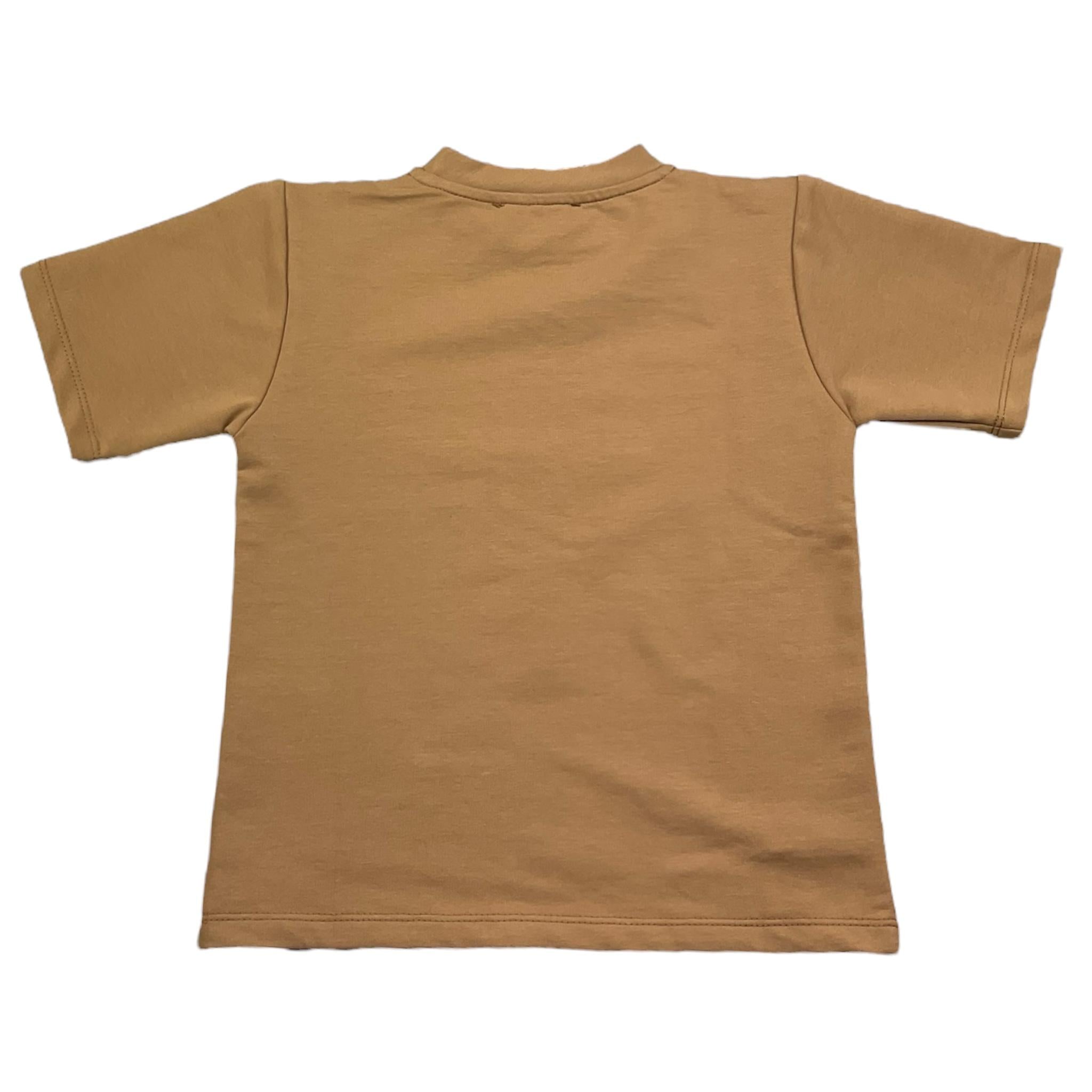 Paolo Pecora T-Shrit Girocollo Tinta Unita per Bambino PP4017 BEIGE PAOLO PECORA 