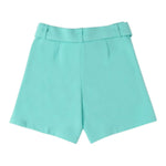 Sarabanda Short Tinta Unita con Cinturino per Bambina 0645800 VERDE ACQUA SARABANDA 